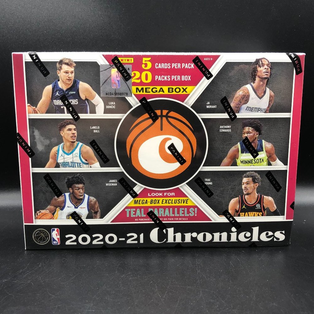 2020/21 Panini Chronicles Basketball Mega Box (Teal Parallels!) Factory Sealed!